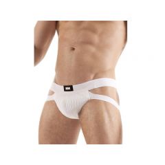  Barcode Jockstrap Swim Anton - White