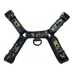 Leather O.T. Front Harness Camo