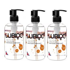 Lubido Anal Ease Water Based Lubricant - 250ml - Triple Pack