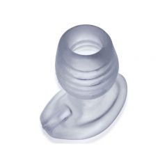 OXBALLS Glow Hole-2 Buttplug with LED insert - Clear - Large
