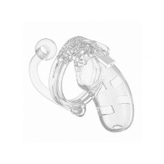 10 - Chastity Cock Cage - Clear - 3.5inch 