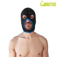 BRUTUS Neoprene - Black/Blue - Face Fucker Hood 