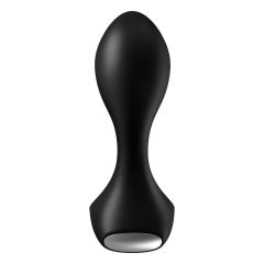 SATISFYER Backdoor Lover Vibrating Butt Plug - Black