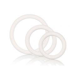 CalExotics Tri-Rings 3 Piece Cock Ring Set - White