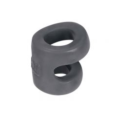 Hunkyjunk Connect Cock and Ball Tugger Cock Ring - Stone - Overview