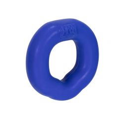 Hunkyjunk Fit Ergo Shaped Cock Ring - Cobalt Blue - Side