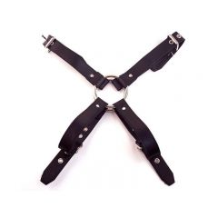 Leather Chest Harness Black