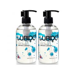 Lubido Water Based Lubricant - 250ml - Twin Pack