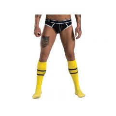 Mister B URBAN Football Socks with Pocket Yellow 38-41