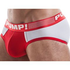 Pump! Ribbed Brief - Red