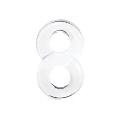Renegade Super Stretchable Lucky 8 Cock Ring - Clear