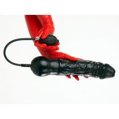 Solid Inflatable Black Gargantula Dildo