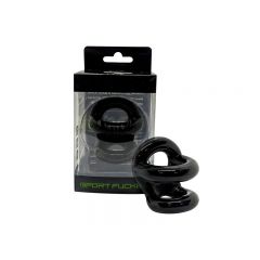 Sport Fucker Fucker Cock Ring - Black - packaging