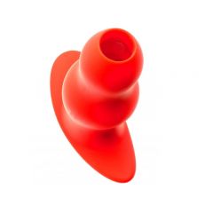 Stretch Hole Butt Plug - Red - Size C