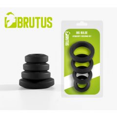 BRUTUS Big Bulge - HyperSoft Silicone Cockring Set 