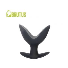 BRUTUS Open Wide Silicone Twin Tip Butt Plug Large - Black