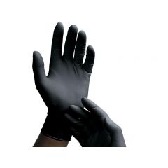 Black Latex Gloves - 10 Pairs - Small
