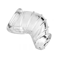 Master Series Detained Soft Body Chastity Cage - Clear