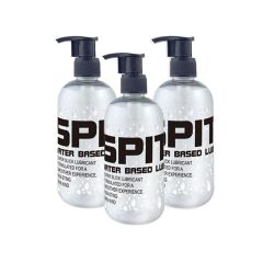 SPIT to Reactivate - WATERBASED LUBE - 3 Pack - 250ml
