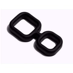 Sport Fucker Silicone Muscle 2 Way Universal Cockring  - Black