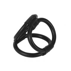 Tri Ring Cock Cage (Black)