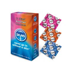 Skins Assorted Condoms - 12 Pack