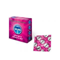 Skins Dotted and Ribbed Condoms - 4 Pack