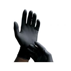 Black Latex Gloves - 100 Pack - Small