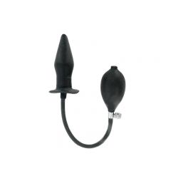 Inflatable Black Small Butt Plug