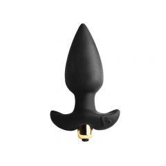 Rocks Off Butt Throb Vibrating Butt Plug (Black)