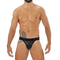 TOF Paris Black/Black Fetish Jock - Full