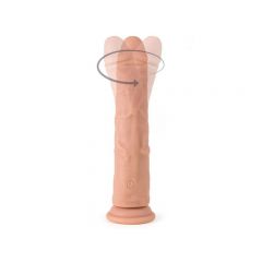 Vibrating Realistic R8 Rotating Dildo 8.5 inches - Flesh